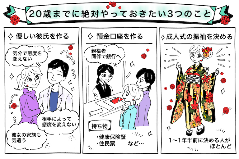 歳までにやりたいことは全部やっちゃおう 絶対外せない3つ 成人式の振袖レンタルならラブリス